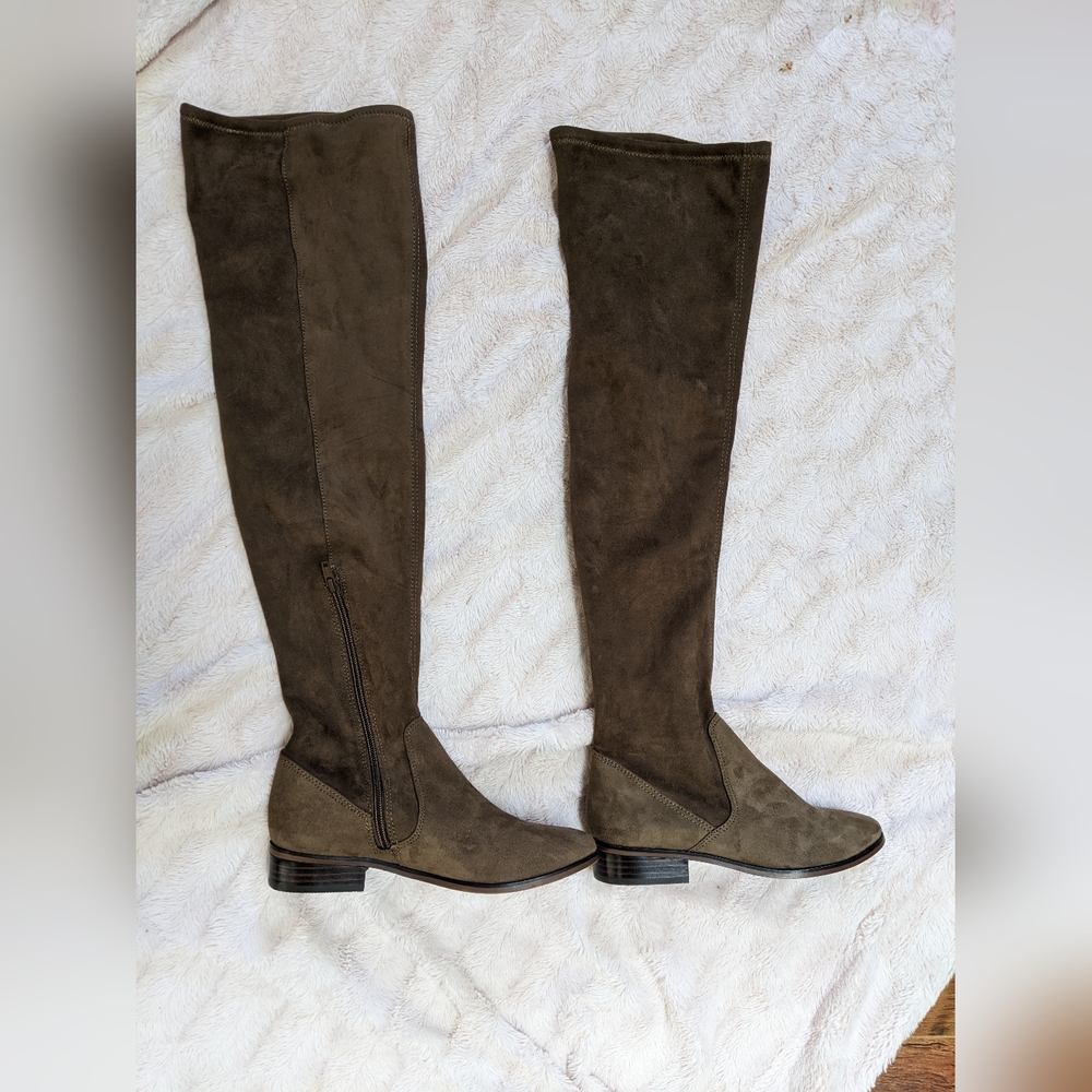 Aldo over the knee faux suede boots